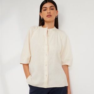 Everlane Linen Puff sleeve shirt